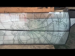 25mm Laminated hai và ba cửa sổ kính cửa sổ Pháp cửa trang trí tấm kính chì